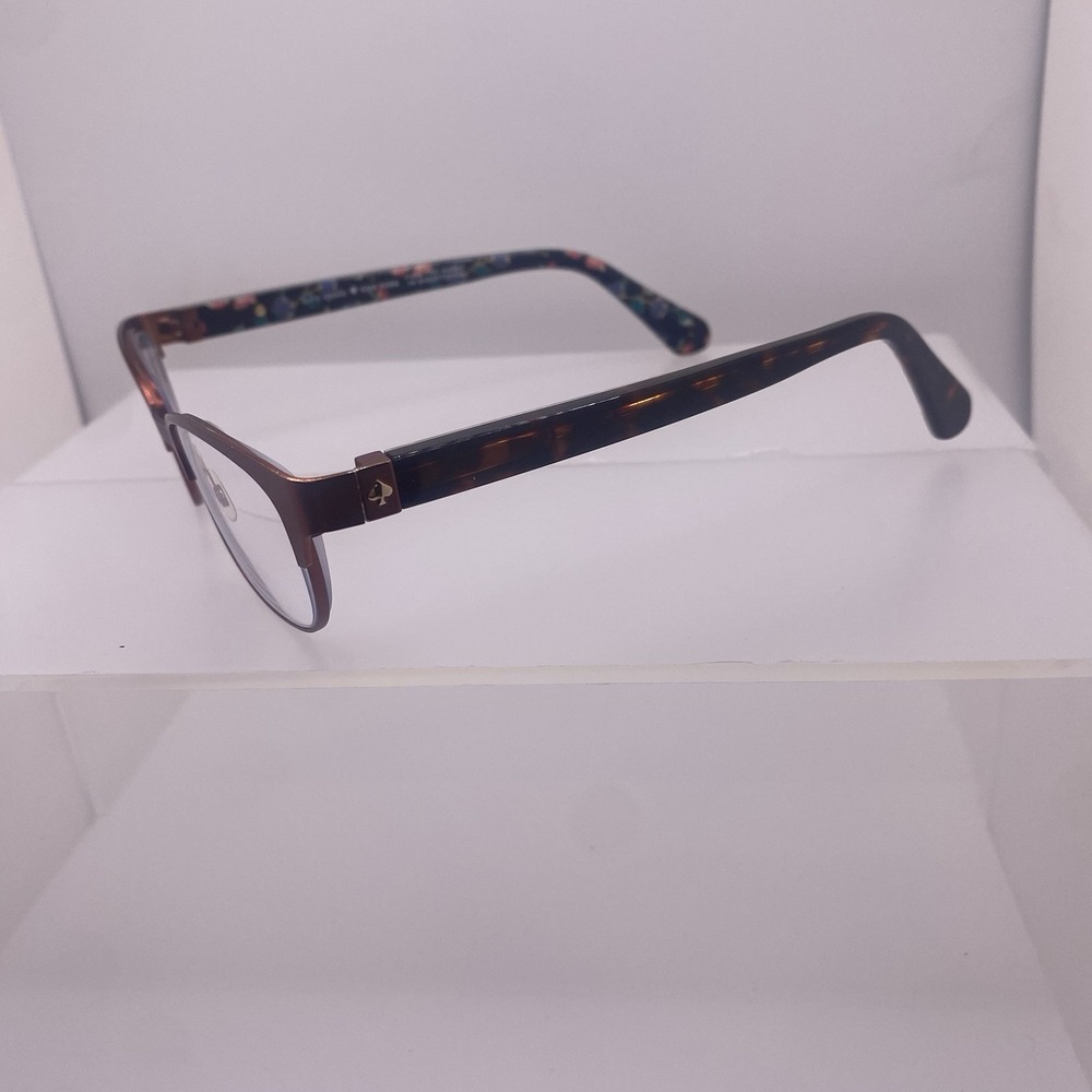 Kate Spade Eyeglasses Women FRAME ONLY Diandra 49-17-140 Burgundy Havana 752 - Picture 7 of 16